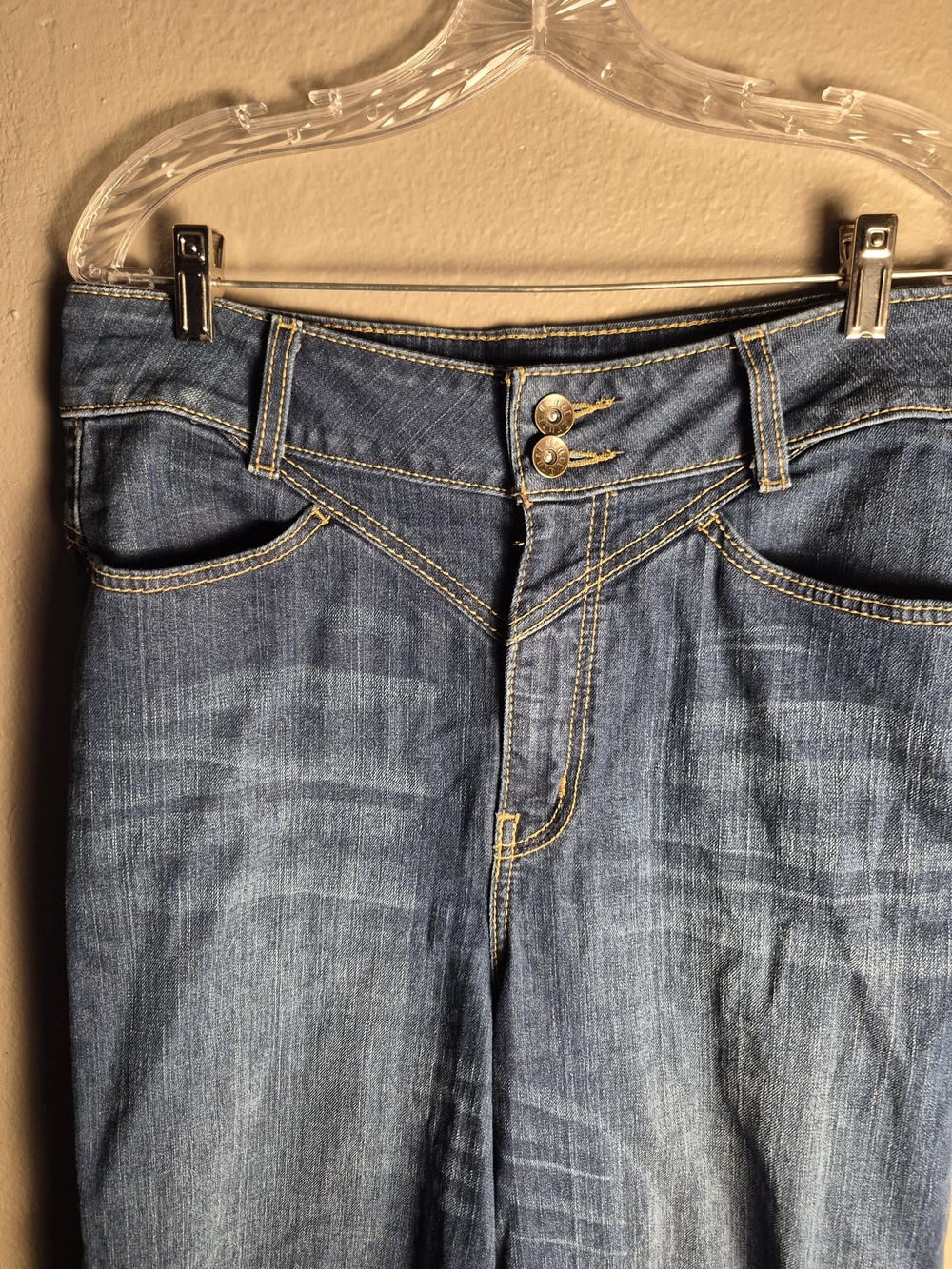 Cruel Denim Classic High-Rise Blue Wide Leg Women's Jeans